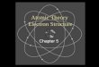 Atomic Theory Electron Structure Chapter 5 Although three subatomic particles had been discovered by the early 1900s, the quest to understand the atom