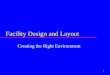1 Facility Design and Layout Creating the Right Environment
