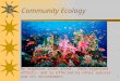 Community Ecology No organism lives alone. Each organisms affects and is affected by other species and its environment. 1