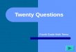 Twenty Questions Fourth Grade Math Terms Twenty Questions 12345 678910 1112131415 1617181920