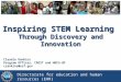 DIRECTORATE FOR EDUCATION AND Human resources 1 Directorate for education and human resources (EHR) Inspiring STEM Learning Through Discovery and Innovation