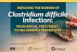 Educational Objectives Discuss the pathophysiology of Clostridium difficile infection (CDI) as it relates to clinical disease Analyze elements which contribute