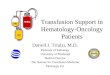 Transfusion Support in Hematology-Oncology Patients Darrell J. Triulzi, M.D. Professor of Pathology University of Pittsburgh Medical Director The Institute