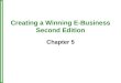 Creating a Winning E-Business Second Edition Chapter 5