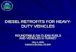 DIESEL RETROFITS FOR HEAVY-DUTY VEHICLES ROUNDTABLE ON CLEAN FUELS AND VEHICLES in TURKEY May 4, 2006 Katherine Buckley, US EPA