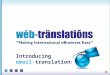 Introducing email-translations.com Example of multilingual email exchange between people of different cultures