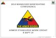 1 FORGE THE THUNDERBOLT! 2014 MANEUVER WARFIGHTING CONFERENCE ARMOR STANDARDS WORK GROUP 9 SEPT 14