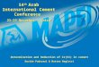 14 th Arab International Cement Conference 21-23 November - Cairo Determination and Reduction of Cr(VI) in cement Davide Padovani & Matteo Magistri