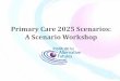 The Kresge Foundation awarded IAF a grant to: *Develop scenarios for primary care *National Workshop of leaders using the scenarios *Use scenarios with