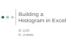 Building a Histogram in Excel IE 1225 R. Lindeke