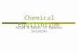 Chemical Equilibrium Acids & Bases in Aqueous Solution