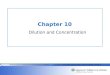 Pharmaceutical Calculations for the Pharmacy Technician Copyright © 2008 Wolters Kluwer Health | Lippincott Williams & Wilkins Chapter 10 Dilution and