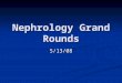 Nephrology Grand Rounds 5/13/08. Refractory Hyperparathyroidism Brad Weaver