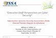 WHMSabal Systems, LLC 16-May-15 “Executive Staff Perspectives on Cyber Security” Information Systems Security Association (ISSA) Central Florida Chapter