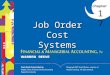Click to edit Master title style 1 Job Order Cost Systems 17