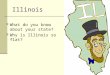 Illinois What do you know about your state? Why is Illinois so flat?