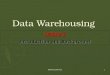 DWH-FarazAhmed1 Data Warehousing Lecture-1 Introduction and Background