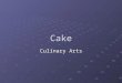 Cake Culinary Arts. Wedding Cakes