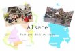 Alsace Fait par: Eric et Adele. Location  Alsace is the Germanic region of France.  It lies on the west bank of the river Rhine, between the Rhine and