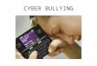 1 CYBER BULLYING. 2 Cyberbullying Definition “…the use of information and communication technologies, particularly mobile phones and the internet, deliberately
