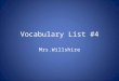 Vocabulary List #4 Mrs.Willshire. path Meaning: feeling, emotion Psychopath Empathy Pathological Sympathy apathy