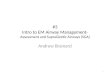 #3 Intro to EM Airway Management- Assessment and SupraGlottic Airways (SGA) Andrew Brainard 1