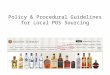 Policy & Procedural Guidelines for Local POS Sourcing