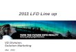 VD Division, Solution Marketing Mar. 2011 2011 LFD Line up