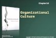 Organizational Culture McGraw-Hill/Irwin McShane/Von Glinow OB 5e Copyright © 2010 by The McGraw-Hill Companies, Inc. All rights reserved