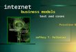 © 2005 UMFK. 1-1 Priceline Webhouse Club internet business models text and cases Jeffery T. Pelletier