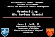 Massachusetts General Hospital Postdoc Association Office for Research Career Development Grantwriting: Who Reviews Grants? Janet E. Hall, MD Reproductive