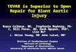 TEVAR is Superior to Open Repair for Blunt Aortic Injury Royce Calhoun, MD, Stephanie Mayberg, PA-C, Bill Pevec, MD, Danh Nguyen, PhD^, Lisa Mu^ J. Nilas