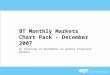 BT Monthly Markets Chart Pack – December 2007 An overview of movements in global financial markets