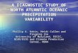 A DIAGNOSTIC STUDY OF NORTH ATLANTIC OCEANIC PRECIPITATION VARIABILITY Phillip A. Arkin, Heidi Cullen and Pingping Xie University of Maryland, ESSIC, NCAR/ESIG