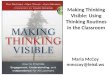 Making Thinking Visible: Using Thinking Routines in the Classroom Maria McCoy mmccoy@leisd.ws