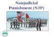 1 Nonjudicial Punishment (NJP). 2 Purpose of NJP Commander’s tool for maintaining good order and discipline Promotes behavior change in service- members
