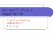 Burleson Police Department Disabled Parking Enforcement Training