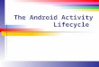 The Android Activity Lifecycle. Slide 2 Introduction Working with the Android logging system Rotation and multiple layouts Understanding the Android activity