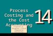 14-1 Process Costing and the Cost Accounting Cycle Prepared by Douglas Cloud Pepperdine University Prepared by Douglas Cloud Pepperdine University 14