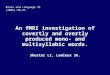 An fMRI investigation of covertly and overtly produced mono- and multisyllabic words. Shuster LI, Lemieux SK. Brain and Language 93 (2005):20-31