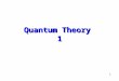 1 Quantum Theory 1. 2 Topics l Discovery of the Electron l Millikan’s Experiment l Blackbody Radiation l An Act of Desperation l Summary