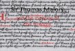 Sir Thomas Malory and the merging of the streams