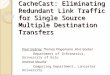 CacheCast: Eliminating Redundant Link Traffic for Single Source Multiple Destination Transfers Piotr Srebrny, Thomas Plagemann, Vera Goebel Department