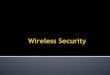 802.11 Basics  Security in 802.11  WEP summary  WEP Insecurity