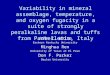 Variability in mineral assemblage, temperature, and oxygen fugacity in a suite of strongly peralkaline lavas and tuffs from Pantelleria, Italy John C