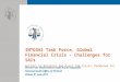 INTOSAI Task Force, Global Financial Crisis – Challenges for SAIs Actions to Minimize and Avert the Crisis (Subgroup 2a) Director for Performance Audit