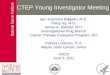 Igor Espinoza-Delgado, M.D. Percy Ivy, M.D. James A. Zwiebel, M.D. Investigational Drug Branch Cancer Therapy Evaluation Program, NCI Patricia LoRusso,