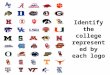 Identify the college represented by each logo. Answers