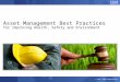 © 2011 IBM Corporation Asset Management Best Practices for Improving Health, Safety and Environment
