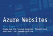 Azure Websites Marc Gagne Startup Lead & Sr. Technical Evangelist – Microsoft Canada @marc_gagne - marc.gagne@microsoft.com